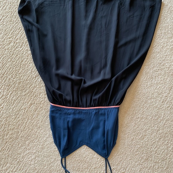 Fun party dress, blue/pink accent Pixley brand - Picture 3 of 6